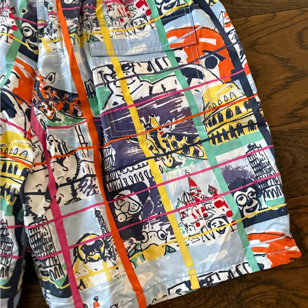 Velibrequin amazing European unique means swim trunks size XXL monkey animals - Picture 8 of 15